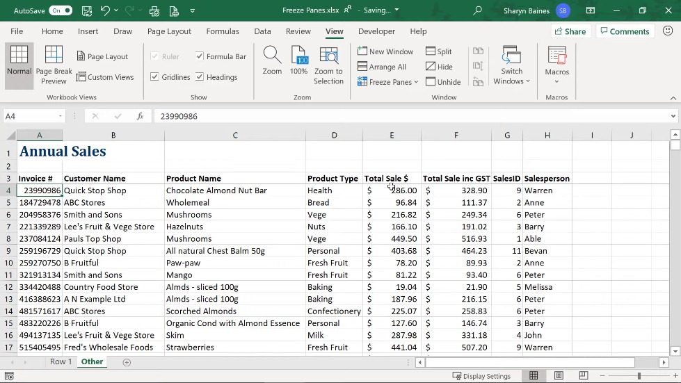 kham-pha-cach-dong-bang-hang-trong-excel-2