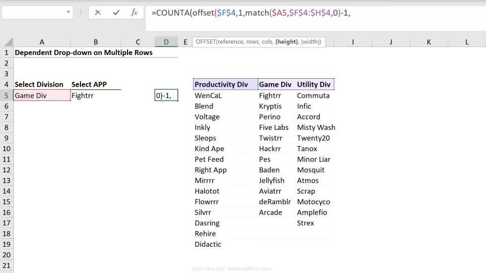 tao-nhieu-danh-sach-tha-xuong-phu-thuoc-trong-excel-8